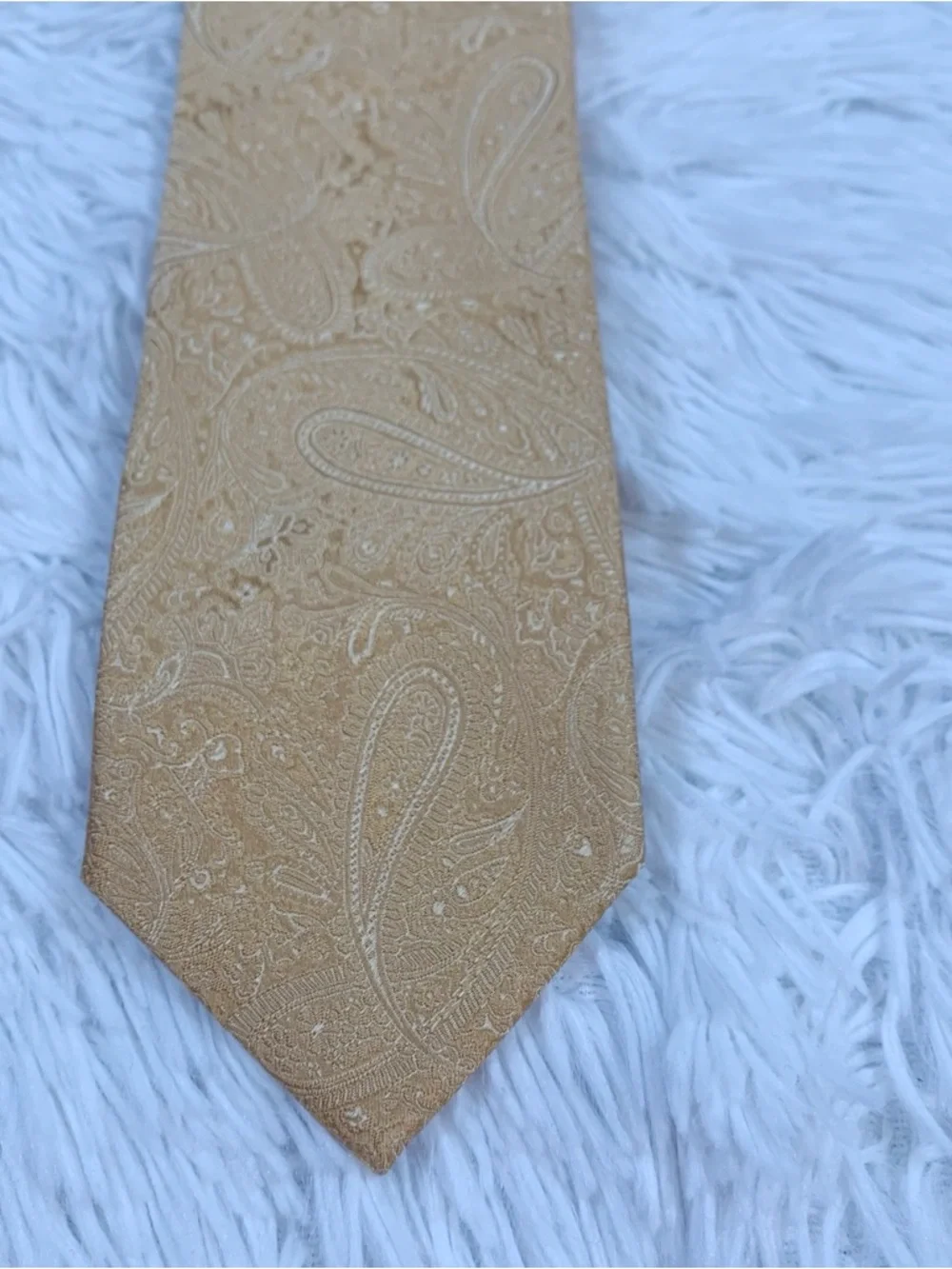 Countess‎ Mara classic Gold Paisley Silk Tie